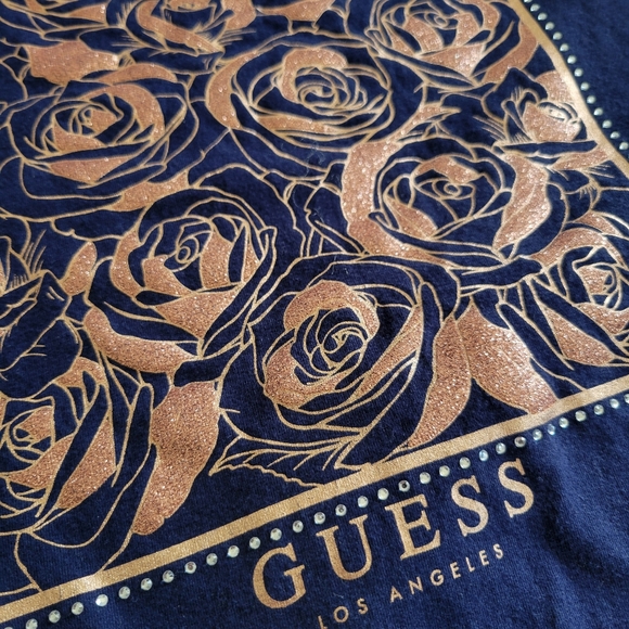 Navy Guess Tee - Picture 2 of 5